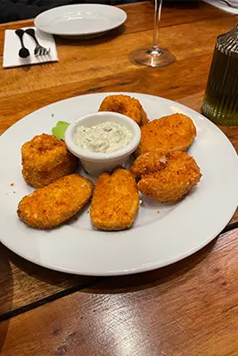 ロコスという貝のフライ